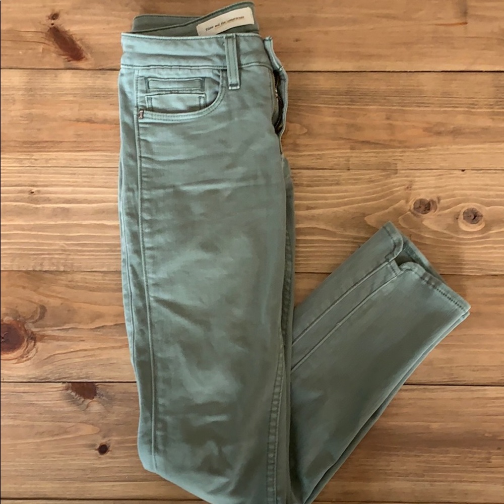 Pilcro and the letterpress cropped jeans